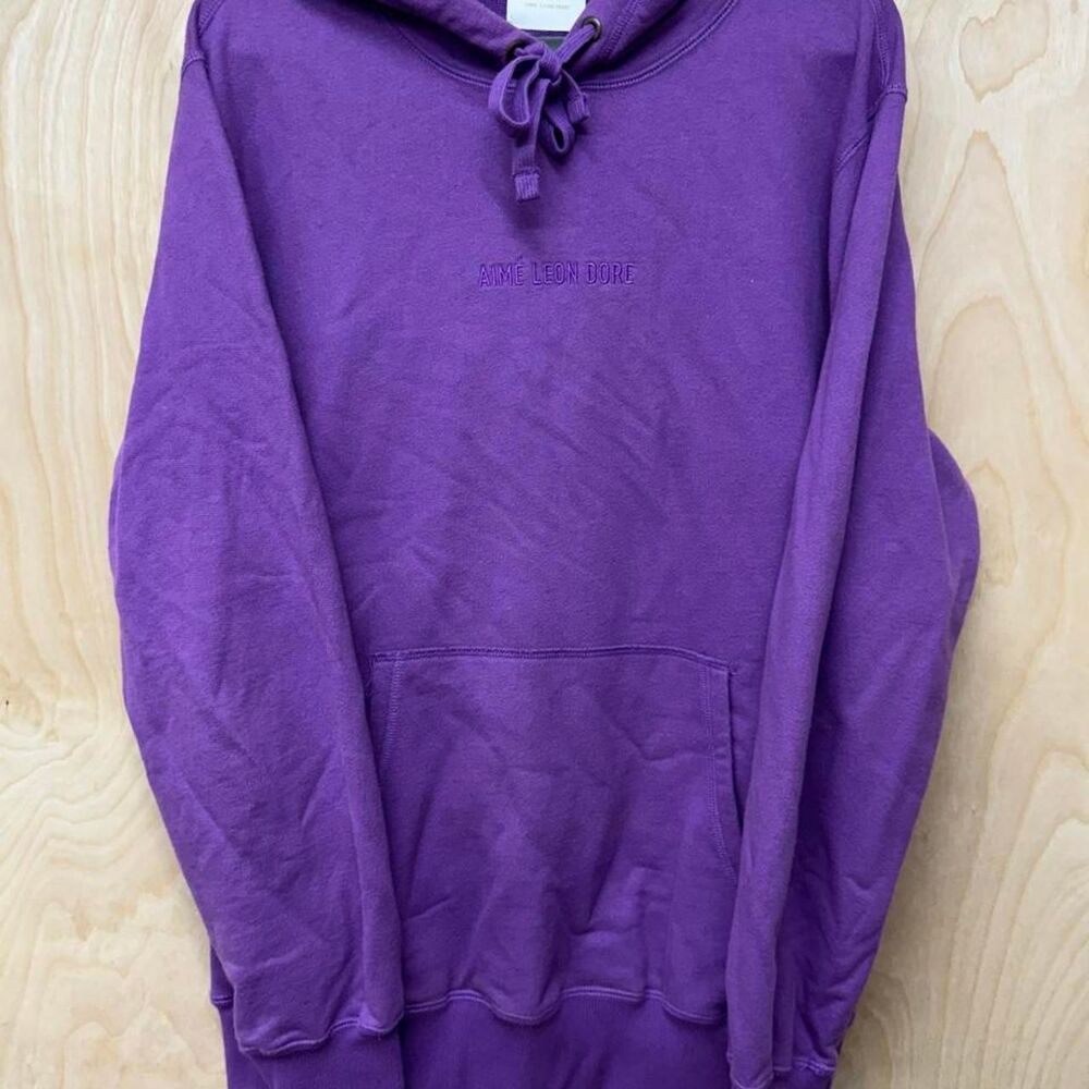 Aime-leon-dore Men's Purple Hoodie